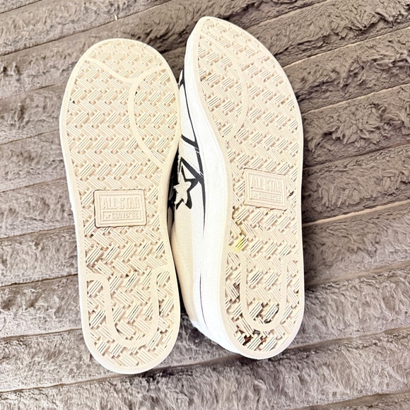 Joshua Vides Pro Lesther & Canvas Converse Men's Black andā Cream Allstars - Picture 7 of 16